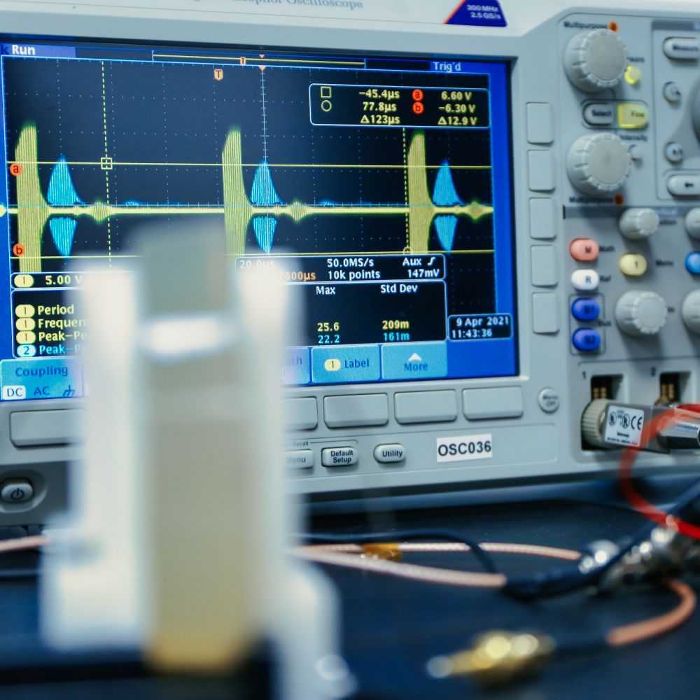 ultrasound power transmission functionnal test