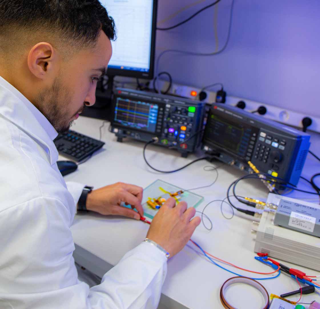 ultrasound power transmission functionnal test